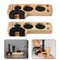 Holz Universal Coffee ware Sieb träger Halter Manipulation ständer Espresso Verteiler Matte Rack Kaffee maschine Zubehör Geschenk