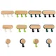 Crochets muraux auto-adhésifs en bois cintres de porte porte-clés chapeaux de combat parapluies