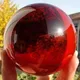 Boule de Clip Rouge Naturelle K9 Sphère Magique de Guérison Décor en Pierre 40/50/60mm