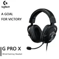 Logitech G PRO X Gaming-Headset Wired Over-Ear Headphones with Blue VO!CE Mic 50mm PRO-G Drivers