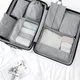New Travel Set 7pcs/set Travel Bag Organizer Luggage Suitcase Packing Cube 2023 Shoe Clothe Storage