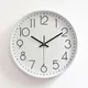10/12 Inch Modern Decor Clock Non-Ticking Wall Clock Silent Round Wall Clock Quartz Clocks For