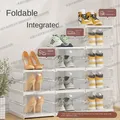 Boîtes de rangement de chaussures Formwell-DF018 boîtes à chaussures en plastique transparent