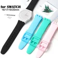 Bracelet de rechange en silicone souple pour montre Swatch bracelet en caoutchouc bracelet de