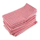 Set de 12 pièces de serviettes de table en coton et lin tapis thermo-isolant tapis de table à