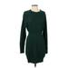 525 America Casual Dress - Sweater Dress: Green Dresses - New - Women's Size Medium