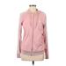 Adidas Zip Up Hoodie: Pink Tops - Women's Size Medium