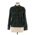 Topshop Jacket: Green Camo Jackets & Outerwear - Women's Size 8