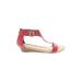 Kenneth Cole REACTION Sandals: Red Shoes - Women's Size 9