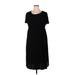 Jones New York Cocktail Dress - High/Low: Black Solid Dresses - Women's Size 14 Petite