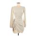 Lush Casual Dress - Sweater Dress: Ivory Dresses - Women's Size Medium