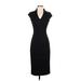 Alexia Admor Casual Dress - Bodycon: Black Solid Dresses - Women's Size X-Small