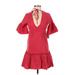 Billabong x Sincerely Jules Casual Dress - Popover: Red Dresses - Women's Size X-Small