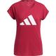 adidas Damen 3-Streifen Training T-Shirt, Größe XL in Rot