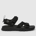 Timberland garrison trail sandals in black
