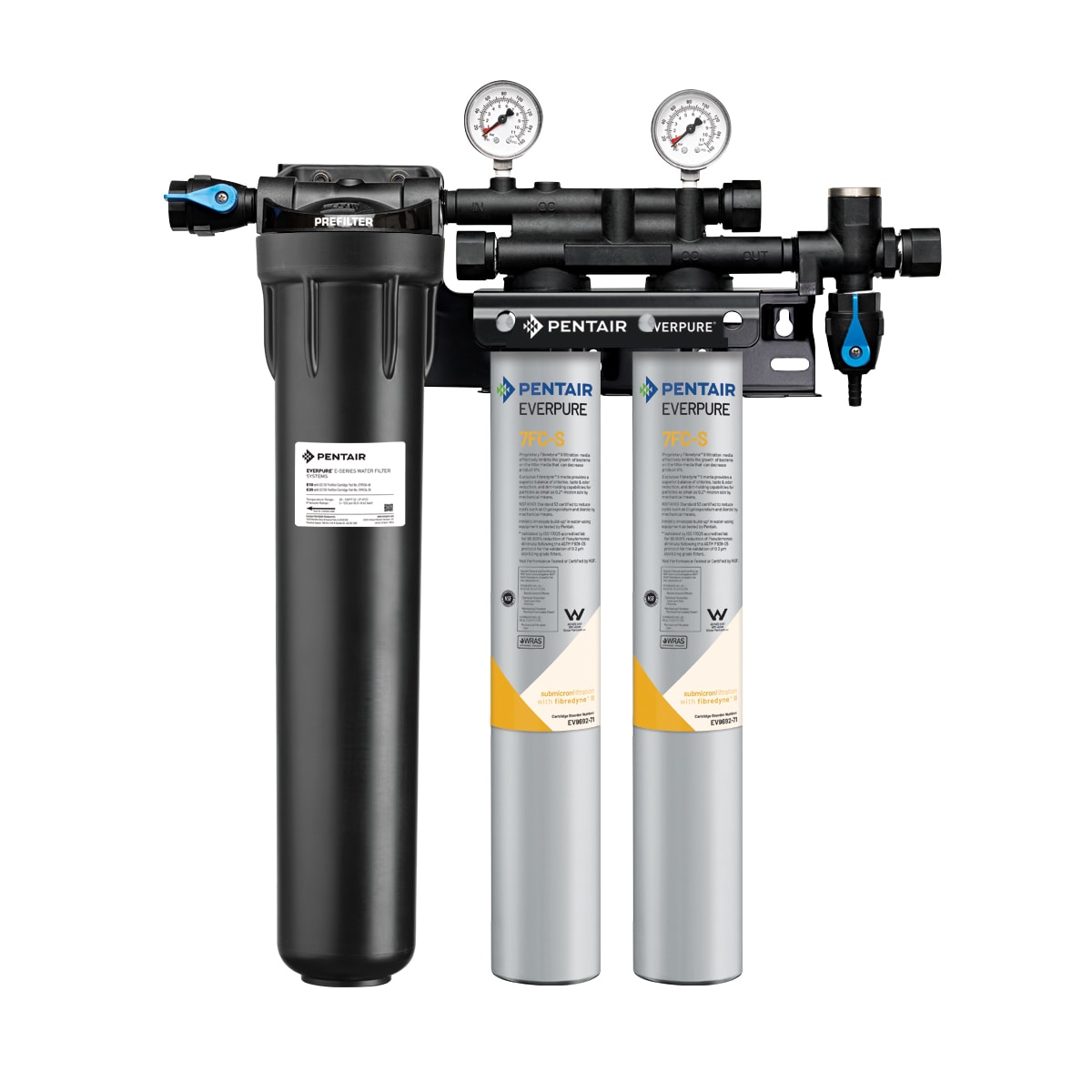 Everpure EV932892 Twin PF-7FC-S Combination Water Filter Cartridge Assembly
