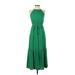 Banana Republic Cocktail Dress - Maxi: Green Dresses - Women's Size 0 Petite