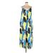 Shein Casual Dress - Maxi: Blue Tropical Dresses - Women's Size 3X