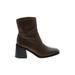 Sam Edelman Ankle Boots: Brown Shoes - Women's Size 8