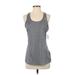 Reebok Active Tank Top: Gray Activewear - Women's Size Medium