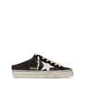 20mm Super-star Glittered Sabot Sneakers - Black - Golden Goose Deluxe Brand Sneakers