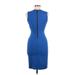 Kenneth Cole New York Casual Dress - Sheath: Blue Dresses - Women's Size 0