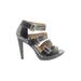 MICHAEL Michael Kors Heels: Gray Snake Print Shoes - Women's Size 8