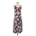 & Other Stories Casual Dress - Slip dress: Purple Tropical Dresses - Women's Size 0