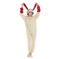 Adults' Kigurumi Pajamas Nightwear Shark Rabbit Bunny Snorlax Character Onesie Pajamas Funny Costume Flannel Cosplay For Men and Women Carnival Animal Sleepwear Cartoon