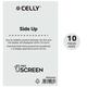 Celly PROFILM10AF Display-/Rückseitenschutz für Smartphones Klare Bildschirmschutzfolie Universal 10 Stück(e)