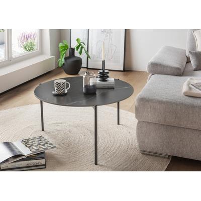 Couchtisch PAROLI, schwarz (schwarz, schwarz, schwarz marmoriert), B:82cm H:46cm T:82cm, Tische Image