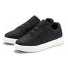 Sneaker JOHN DEVIN "Freizeitschuh", Herren, Gr. 43, schwarz, Obermaterial: 100% Lederimitat. Futter: 100% Textilmaterial. Decksohle: 100% Textilmaterial. Laufsohle: 100% Synthetik, unifarben, casual, Schuhe, mit elastischen Bändern für schnelles...