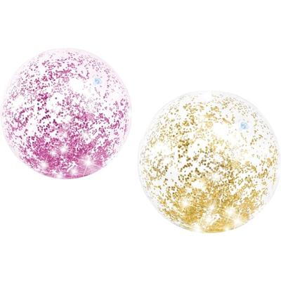 Intex - Wasserball Transparent Glitter Beach Balls Wasserspielzeug Image