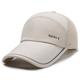 Homme Casquette de Baseball Chapeau de soleil Casquette Noir Blanche Polyester Mode Décontractées Plein Air du quotidien Lettre Ajustable Ecran Solaire Respirable