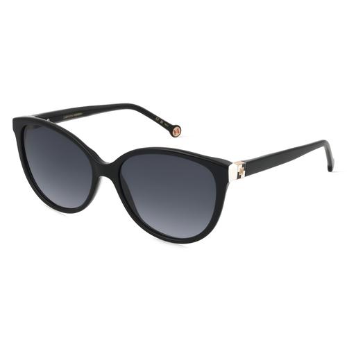 Carolina Herrera 0237/S Damen-Sonnenbrille Vollrand Cateye Acetat-Gestell, schwarz