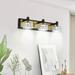 Living Pavilion LED 3-Light Modern Crystal Bathroom Vanity Light Over Mirror Bath Wall Lighting Fixtures