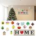 Yuljskio Cute Interchangeable Seasonal Welcome Sign Front Door Decoration Rustic Round Wood Wall Hanging Outdoor Spring Summer Fall Winter All Seasons Holidays