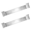 2pack Griddle Spatula Holder Design Stainless Steel Grill Barbecue Tool Rack Griddle Accessories For Flat Top Griddle And Other Grill Griddles Mini Grill