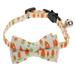 Collar Decor Necklace Pet Bowtie Decorative Belt Cat Halloween White Cloth
