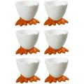 Eggs 6 pcs Novelty Easter Egg Holder Stand Chicken Egg Cup Egg Holder Egg Holders Kitchen Tools Egg Cup