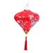 Vietnamese Lantern for Outdoor Lanterns Japanese Decor Hanging Lamp Shine Chandelier Elegance Home+decor Red