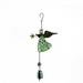 myvepuop Wind Chimes Retro Metal Bell Angel Wind Chime Ornaments Creative Balcony Courtyard Green One Size