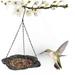 Oneshit Hanging Bird Feeder Bird Feeder Hanging For Garden Yard Outside Hanging Bird Feeder Tray - Metal Mesh Platform Feeders For Birds Feeder on Clearance Multi-color