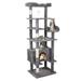 Cat Tree Tower Cat Tree for Indoor Cats Multi-Level Cat Tower with Top Perch Ladders and Roomy Condo for Small and Large Cats Cat Scratching Post for Kittens