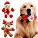 Tiberpet Christmas Dogs Toys Squeaky Toys for Pet Dog Chew Toys Plush Toys Dogs Puppy Interactive Durable for Puppy Small Middle Large Dogs