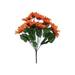 ORANGE Sunflowers Bush Artificial Flowers 19 Bouquet 11-4664 OR