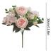 Komiseup Artificial Peony Flowers Fake Peonies Silk Flowers Bouquets for Wedding Home Table Party Window Decoration Mother s Day Gift