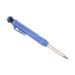 2024 Mechanical Carpenter Pencil with Sharpener Woodworking Deep Hole Pencil for Metal Plastic Marking Blue