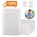 Fimeskey 100 X Waterproof Bubble Express Bags 100PCS Poly Bubble Padded Mailers Self Seal Lined White Envelopes Mailer Tools & Home Improvement