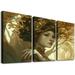 Ulloord Woman Art Painting Poster Beautiful Art Nouveau Girl Art Poster for Wall Decoration Canvas Painting Posters And Prints Wall Art Pictures for Living Room Bedroom Decor